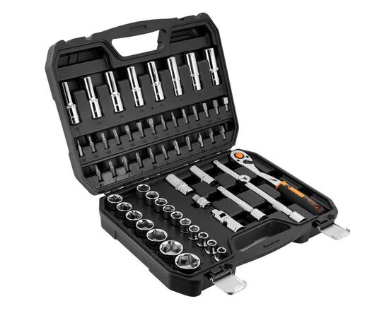 Набор инструментов Neo Tools 58шт, 1/2", CrV, кейс (10-042)