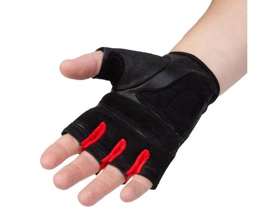 Перчатки для фитнеса PowerPlay 2222 Чорні XL (PP_2222_XL_Black), изображение 3