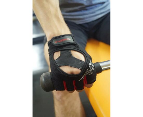 Перчатки для фитнеса PowerPlay 2222 Чорні XL (PP_2222_XL_Black), изображение 8