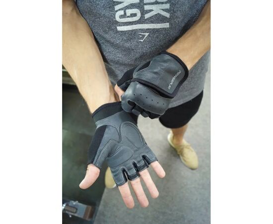 Перчатки для фитнеса PowerPlay 2229 Чорні XL (PP_2229_XL_Black), изображение 6