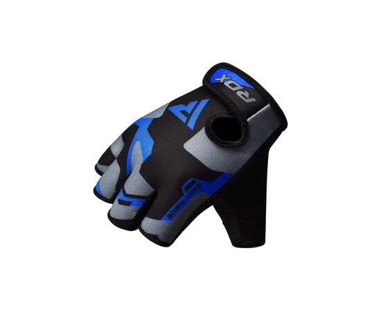 Перчатки для фитнеса RDX F6 Sumblimation Blue S (WGS-F6U-S), изображение 5 Перчатки для фитнеса RDX F6 Sumblimation Blue S (WGS-F6U-S), изображение 5