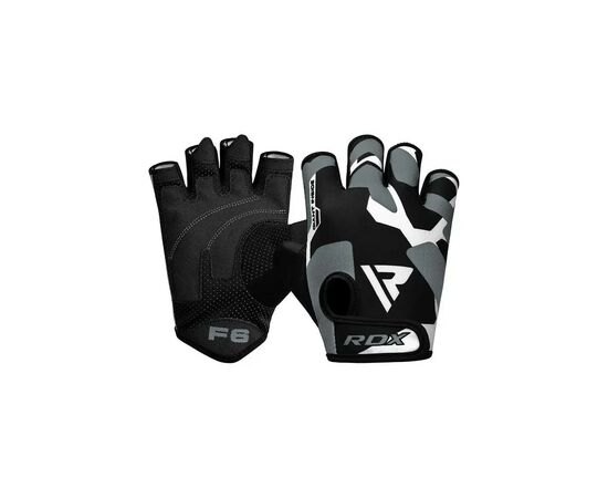Перчатки для фитнеса RDX F6 Sumblimation Grey XL (WGS-F6G-XL), изображение 2 Перчатки для фитнеса RDX F6 Sumblimation Grey XL (WGS-F6G-XL), изображение 2