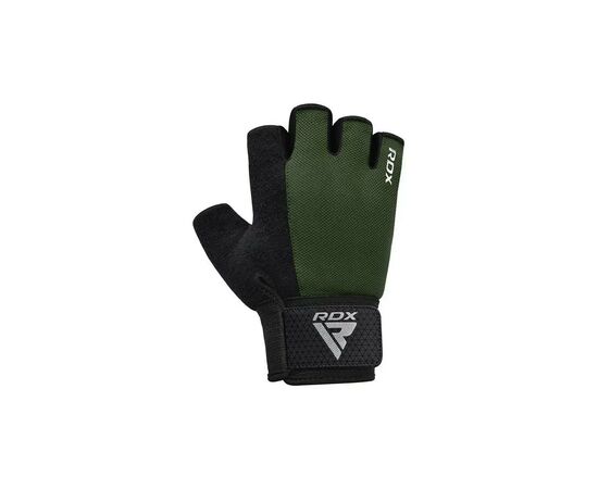 Перчатки для фитнеса RDX W1 Half Army Green Plus XL (WGA-W1HA-XL+), изображение 3 Перчатки для фитнеса RDX W1 Half Army Green Plus XL (WGA-W1HA-XL+), изображение 3