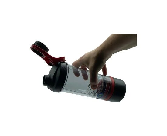 Шейкер спортивный Casno 600 мл KXN-1199 з вінчиком Сірий/Червоний (KXN-1199_Grey/Red), изображение 6 Шейкер спортивный Casno 600 мл KXN-1199 з вінчиком Сірий/Червоний (KXN-1199_Grey/Red), изображение 6