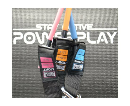 Эспандер PowerPlay PP-4101 Expander Tube Set 3 шт (PP-4101_3set), изображение 5 Эспандер PowerPlay PP-4101 Expander Tube Set 3 шт (PP-4101_3set), изображение 5