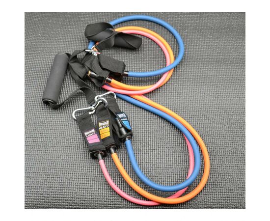 Эспандер PowerPlay PP-4101 Expander Tube Set 3 шт (PP-4101_3set), изображение 6 Эспандер PowerPlay PP-4101 Expander Tube Set 3 шт (PP-4101_3set), изображение 6