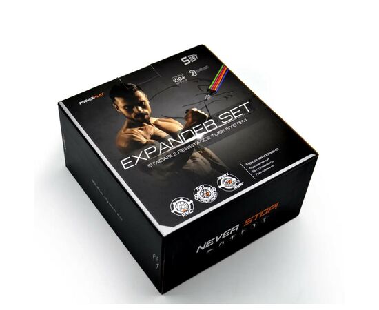 Эспандер PowerPlay PP-4102 Expander Set 5 шт (PP-4102_5set), изображение 9 Эспандер PowerPlay PP-4102 Expander Set 5 шт (PP-4102_5set), изображение 9