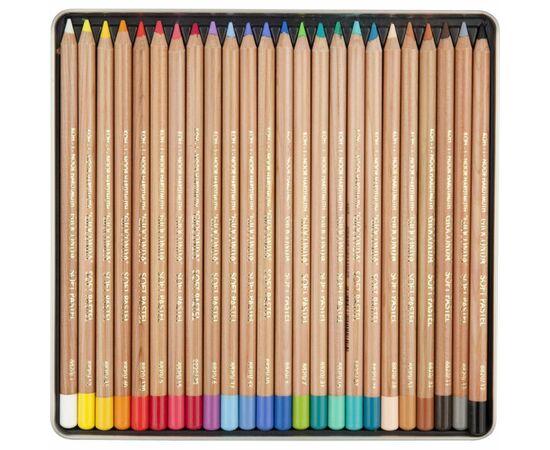 Карандаши цветные Koh-i-Noor Gioconda 8827 пастельные 24 цветов (8828024001PL), изображение 2 Карандаши цветные Koh-i-Noor Gioconda 8827 пастельные 24 цветов (8828024001PL), изображение 2