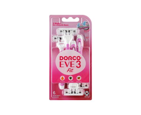 Бритва Dorco Eve 3 Fit Одноразовая Для женщин 6 шт. (8801038591087)