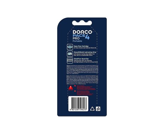 Бритва Dorco Pace 4 Pro Одноразовая Для мужчин 3 шт. (8801038598253), изображение 2 Бритва Dorco Pace 4 Pro Одноразовая Для мужчин 3 шт. (8801038598253), изображение 2