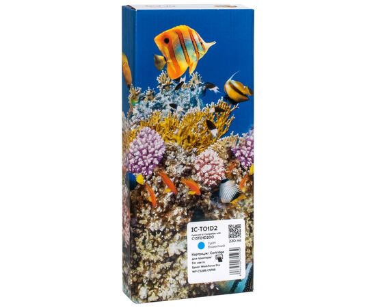 Картридж Barva Epson T01D2 XXL (C13T01D200) 20K cyan (IC-T01D2)