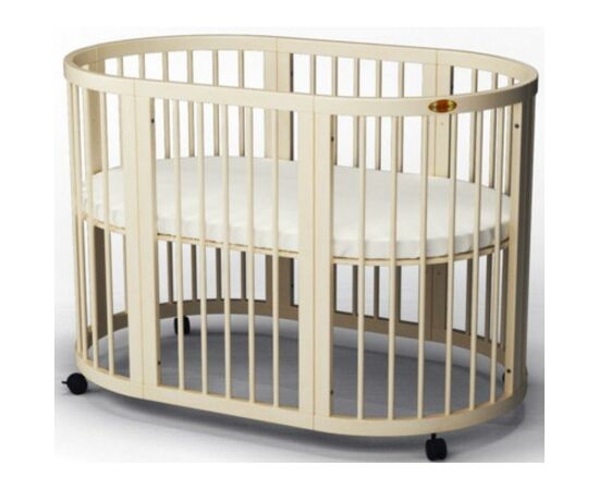 Ліжечко Ingvart SMART BED OVAL сл. кістка (1601015)