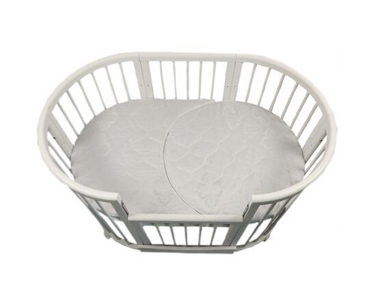 Матрац для дитячого ліжечка Ingvart секція матрац півмісяць 60х65, кокос + флексовойлок (6016262), зображення 3