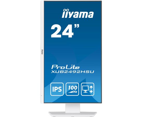 Монітор iiyama XUB2492HSU-W6, зображення 2 Монітор iiyama XUB2492HSU-W6, зображення 2