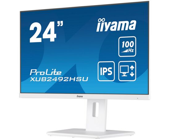 Монітор iiyama XUB2492HSU-W6, зображення 5 Монітор iiyama XUB2492HSU-W6, зображення 5