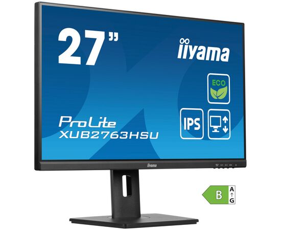 Монітор iiyama XUB2763HSU-B1, зображення 3 Монітор iiyama XUB2763HSU-B1, зображення 3