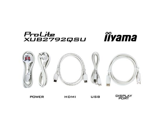 Монітор iiyama XUB2792QSU-W6, зображення 12 Монітор iiyama XUB2792QSU-W6, зображення 12
