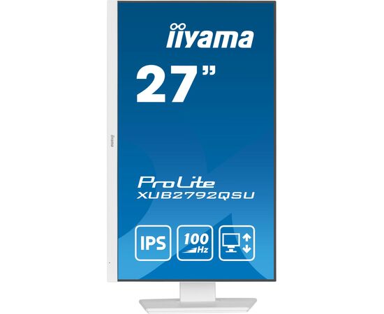 Монітор iiyama XUB2792QSU-W6, зображення 2 Монітор iiyama XUB2792QSU-W6, зображення 2