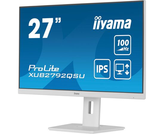 Монітор iiyama XUB2792QSU-W6, зображення 4 Монітор iiyama XUB2792QSU-W6, зображення 4