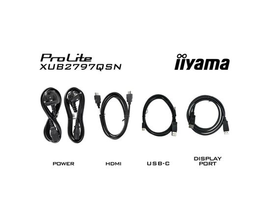 Монітор iiyama XUB2797QSN-B1, зображення 12 Монітор iiyama XUB2797QSN-B1, зображення 12