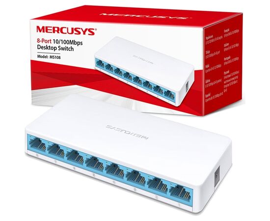 Комутатор мережевий Mercusys MS108