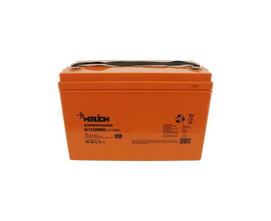 Батарея к ИБП Merlion 12V-100 Ah GEL (GL121000M8 GEL), изображение 2 Батарея к ИБП Merlion 12V-100 Ah GEL (GL121000M8 GEL), изображение 2