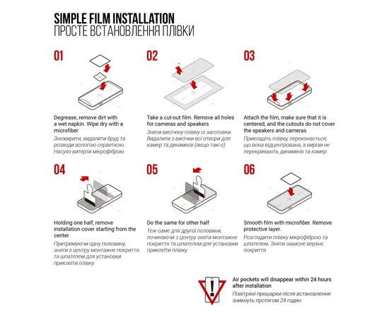 Плівка захисна Armorstandart for Camera Apple iPhone 15 6 pcs (ARM72554), зображення 4