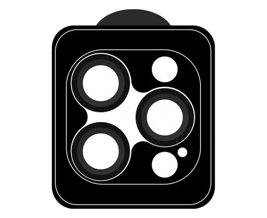 Стекло защитное Armorstandart for Camera Pro Apple iPhone 15 Pro/15 Pro Max Black (ARM71115)