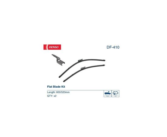 Щітка склоочисника Denso DF-410, зображення 3 Щітка склоочисника Denso DF-410, зображення 3