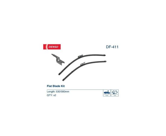 Щетка стеклоочистителя Denso DF-411, изображение 3 Щетка стеклоочистителя Denso DF-411, изображение 3