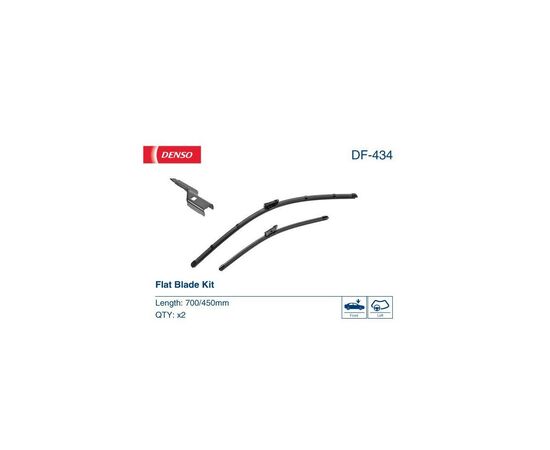 Щетка стеклоочистителя Denso DF-434, изображение 4 Щетка стеклоочистителя Denso DF-434, изображение 4
