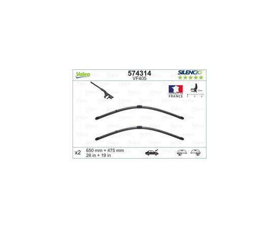 Щетка стеклоочистителя Valeo 574314, изображение 4