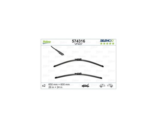 Щетка стеклоочистителя Valeo 574316