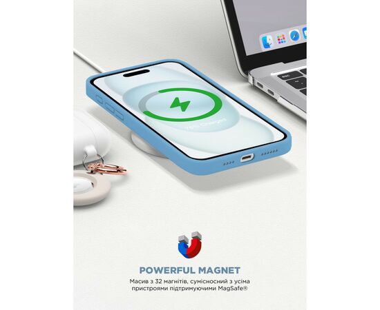 Чехол для мобильного телефона Armorstandart ICON2 MagSafe Apple iPhone 15 Light Blue (ARM77012), изображение 9