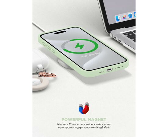 Чохол до мобільного телефона Armorstandart ICON2 MagSafe Apple iPhone 15 Pro Max Soft Mint (ARM77014), зображення 9