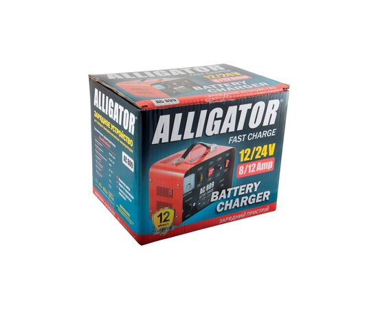 Зарядное устройство для автомобильного аккумулятора Alligator AC809, изображение 2 Зарядное устройство для автомобильного аккумулятора Alligator AC809, изображение 2