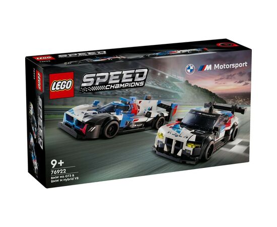 Конструктор LEGO Speed Champions Гоночные автомобили BMW M4 GT3 и BMW M Hybrid V8 676 деталей (76922)
