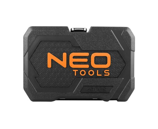 Набор инструментов Neo Tools 46шт, 1/4", CrV, кейс (10-004), изображение 10