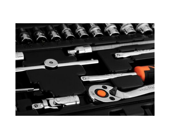 Набор инструментов Neo Tools 46шт, 1/4", CrV, кейс (10-004), изображение 4
