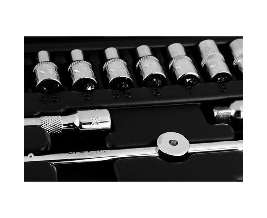 Набор инструментов Neo Tools 46шт, 1/4", CrV, кейс (10-004), изображение 5