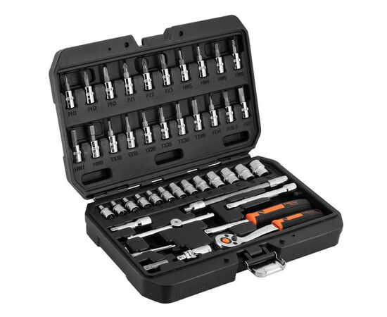 Набор инструментов Neo Tools 46шт, 1/4", CrV, кейс (10-004)