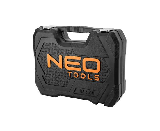 Набор инструментов Neo Tools 86шт, 1/2", 1/4", CrV, кейс (10-060), изображение 11 Набор инструментов Neo Tools 86шт, 1/2", 1/4", CrV, кейс (10-060), изображение 11