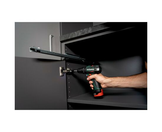 Шуруповерт Metabo PowerMaxx SB BL 12В, 2х2Ah, 20·38Нм, 0-400·0-1500об/мин (601784500), изображение 2 Шуруповерт Metabo PowerMaxx SB BL 12В, 2х2Ah, 20·38Нм, 0-400·0-1500об/мин (601784500), изображение 2
