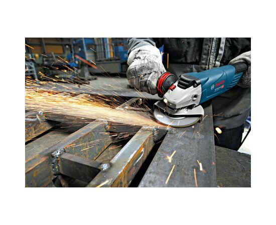 Шлифовальная машина Bosch GWS 18-150 L 150мм, 1800Вт, 10000об/мин, 2.6кг (0.601.7A5.000), изображение 2 Шлифовальная машина Bosch GWS 18-150 L 150мм, 1800Вт, 10000об/мин, 2.6кг (0.601.7A5.000), изображение 2