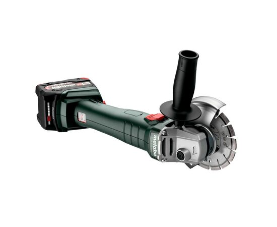 Шліфувальна машина Metabo W 18 L 9-125 125мм, 18В, 2х4Ah, 8500об/хв, 2.3кг (602247510), зображення 3 Шліфувальна машина Metabo W 18 L 9-125 125мм, 18В, 2х4Ah, 8500об/хв, 2.3кг (602247510), зображення 3