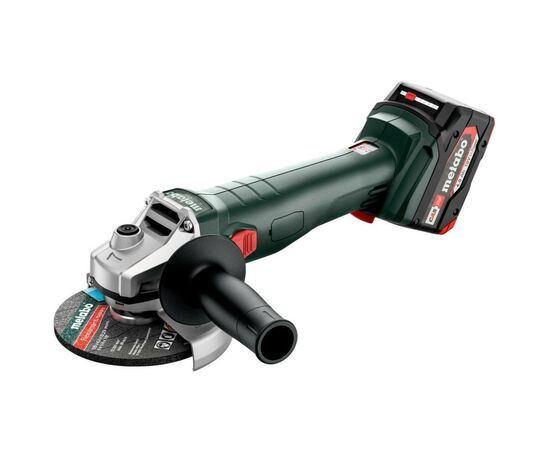 Шліфувальна машина Metabo W 18 L 9-125 125мм, 18В, 2х4Ah, 8500об/хв, 2.3кг (602247510)