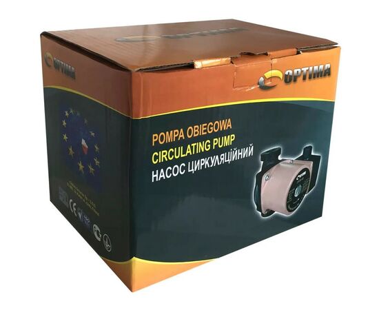 Циркуляційний насос Optima OP25-40-130, G 1 1/4", 10 бар, 130мм, 71Вт, 230В (8365), зображення 6 Циркуляційний насос Optima OP25-40-130, G 1 1/4", 10 бар, 130мм, 71Вт, 230В (8365), зображення 6