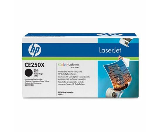 Картридж HP CLJ  504X Black /CM3530/ CP3525 (CE250X)