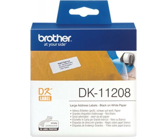 Этикет-лента Brother 38*90 к QL-1060N, QL-570 (DK11208)