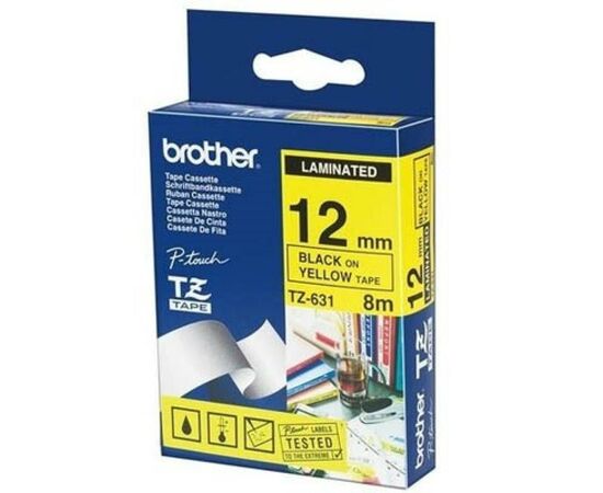 Стрічка для принтера етикеток Brother TZE631